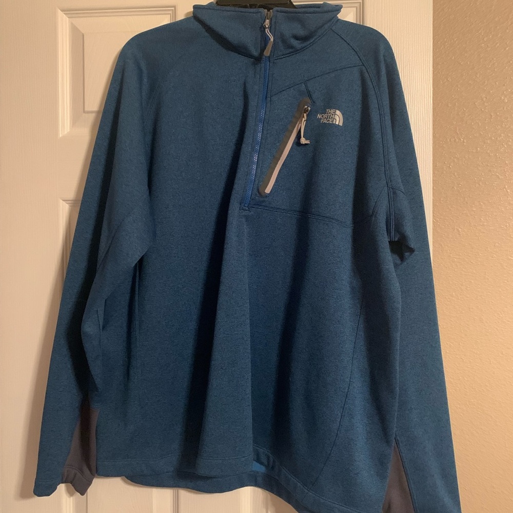 North Face Jacket-Blue-Mens